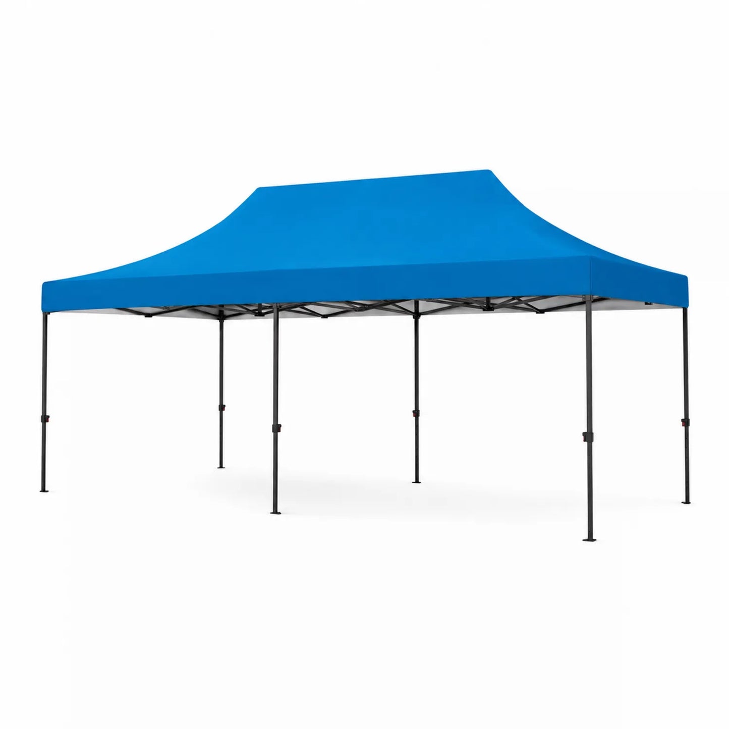 Faltpavillon 3x6m Blau Polyester Metall