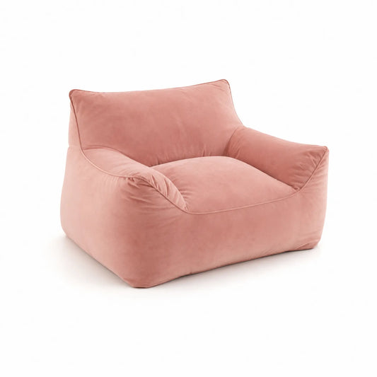 Sessel Samt Rosa 100cm x 80cm x 85cm