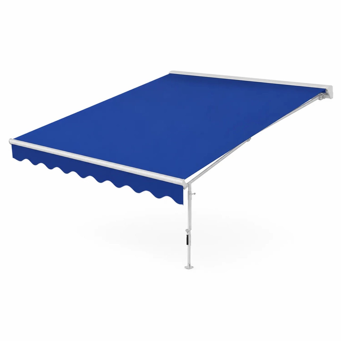 Terrassenmarkise blau 300x250 cm Polyester Aluminium