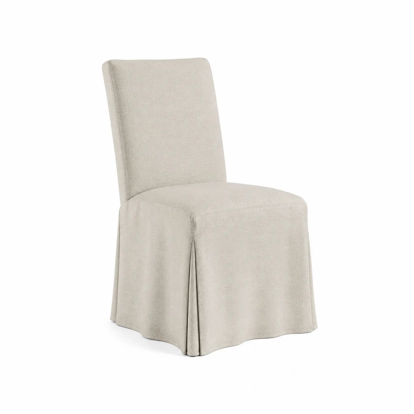 Esszimmerstuhl Stoffbezug 90 cm Höhe Beige